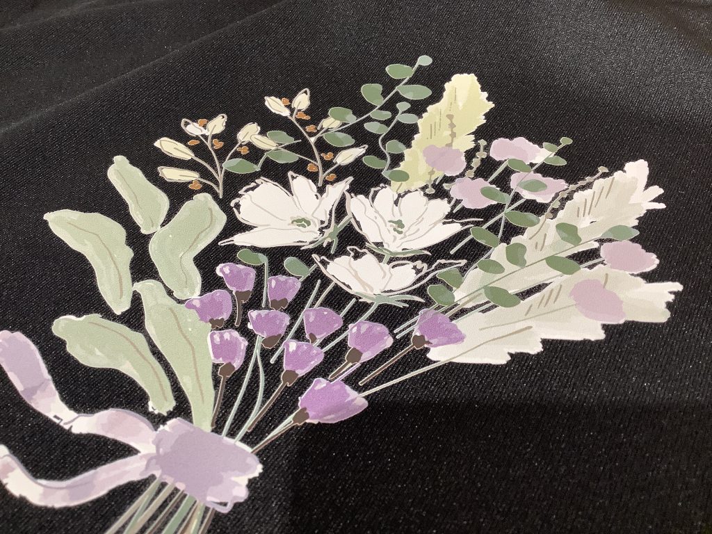 完成！細かいデザインもトリミングされた状態で転写できる